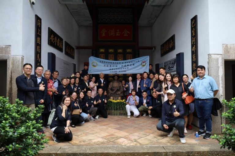 本会联合新加坡惠州会馆齐聚中国甲必丹叶亚来故居